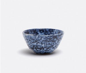 Isla Spotted White Navy Cereal Bowl - RSVP Style