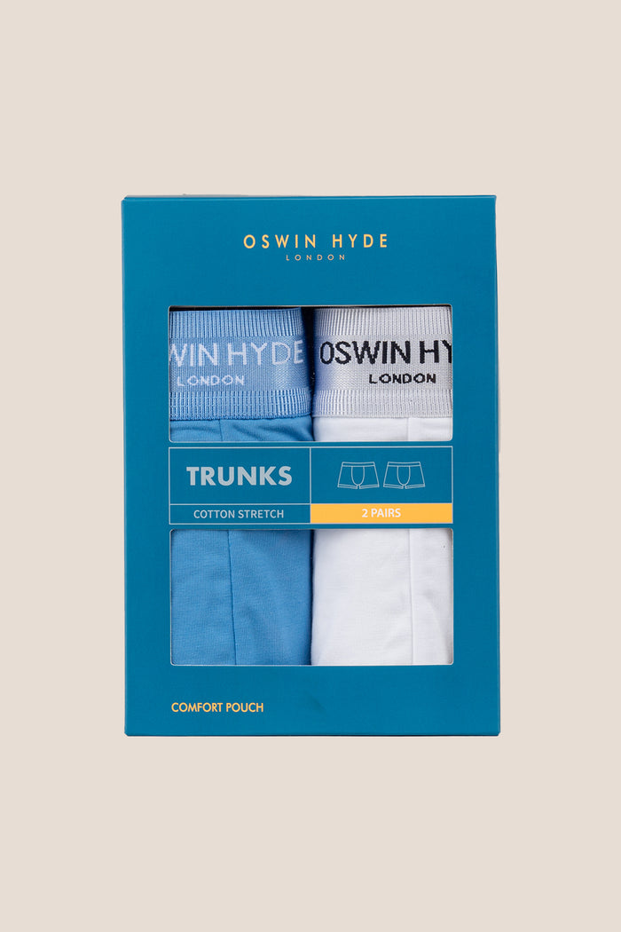 Oswin Hyde Ivor boxer trunks 2-pack - Premium cotton underwear with comfort waistband