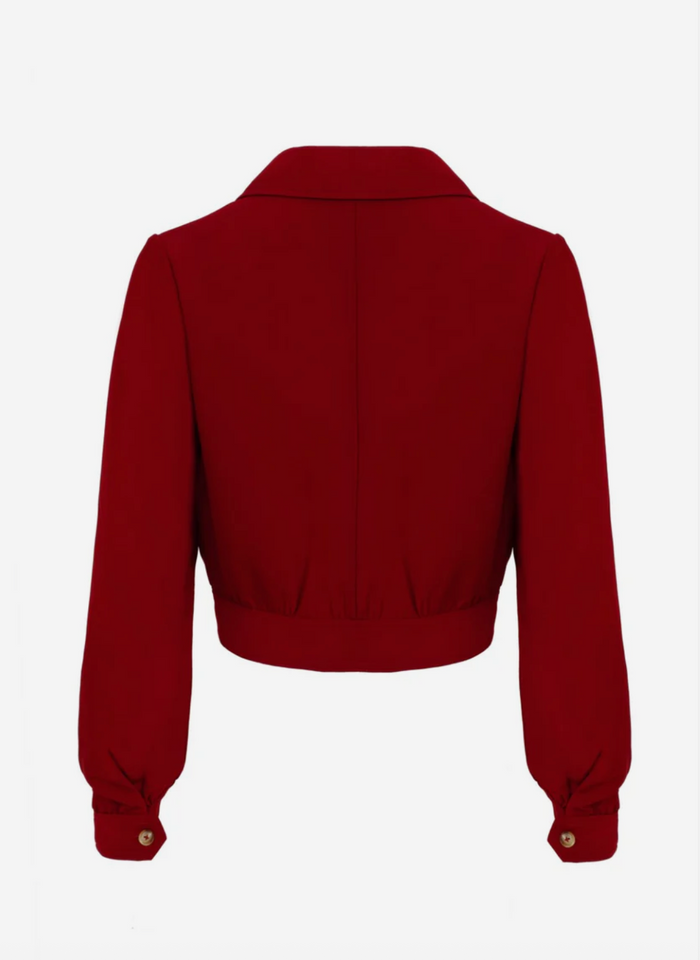 Jacke Ravenwood, Dunkelrot, Plus Size