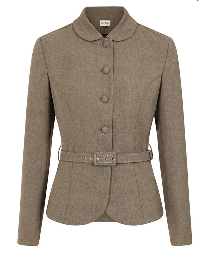 Jacket Lady Danbury, Braun, Plus Size