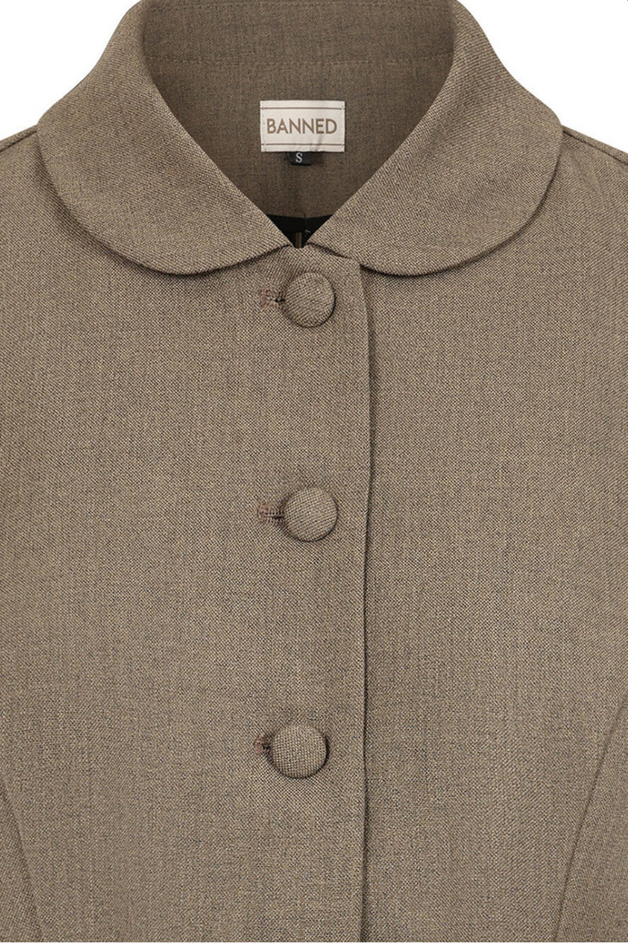 Jacket Lady Danbury, Braun, Plus Size