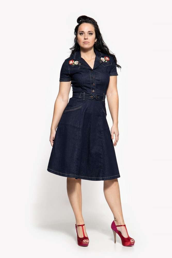 Jeans Swingdress Rosen, Denim