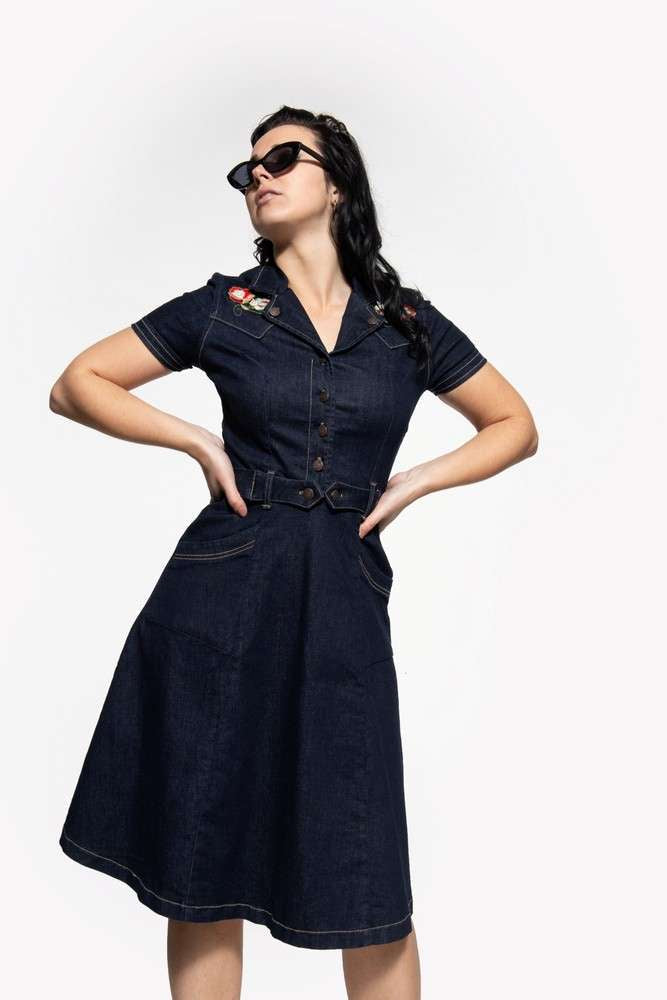 Jeans Swingdress Rosen, Denim