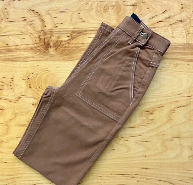 Jeanshose  Midge, Braun