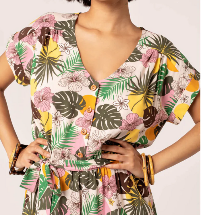 Jumpsuit Benita, Bunt Plus Size