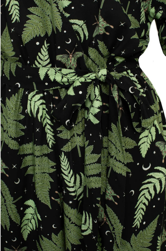 Jumpsuit Gaia, Schwarz-Grün ,Plus Size