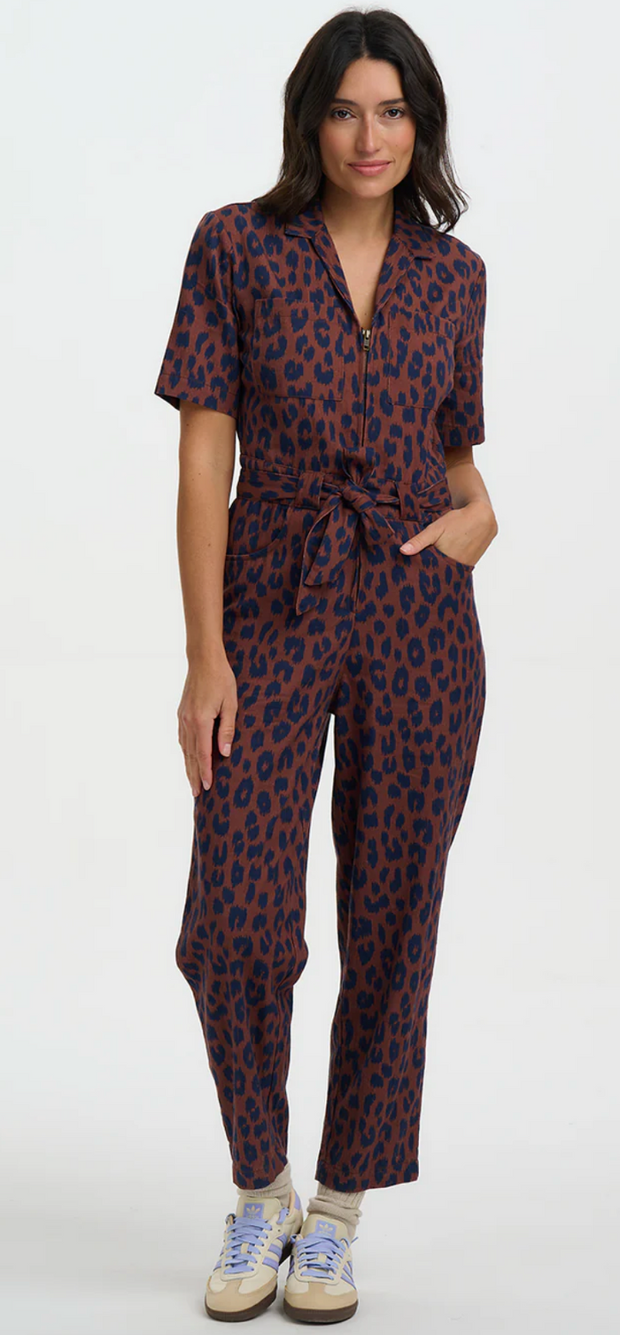 Jumpsuit, Meredith Boilersuit, Braun-Navy