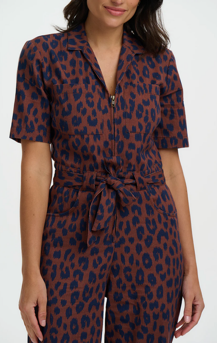 Jumpsuit, Meredith Boilersuit, Braun-Navy