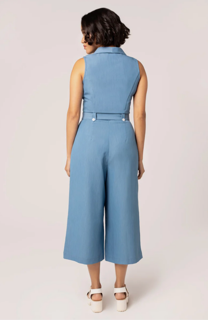 Jumpsuit Rylee 40's , Blau