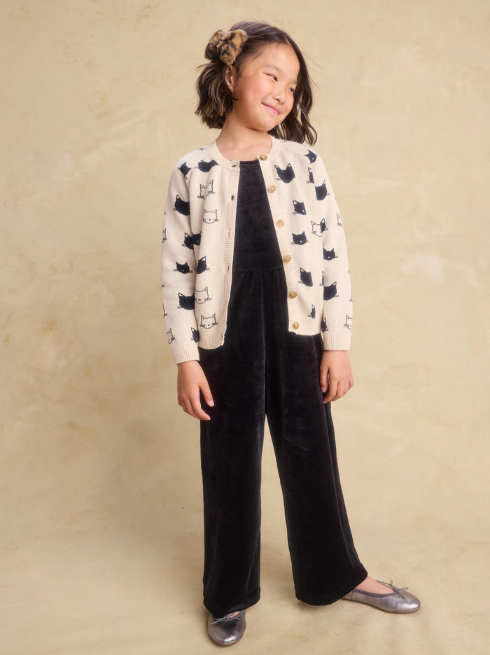 Just For Kicks Velour Jumpsuit