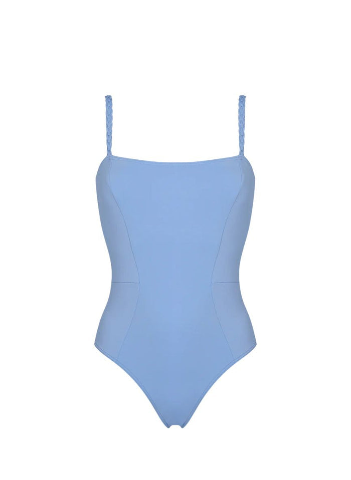 One-Piece Kiohne Karina Braided Trim One Piece Sky Blue Apoella