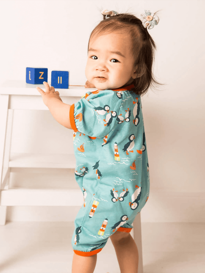 Kenzie the Puffin Summer Romper Playsuit