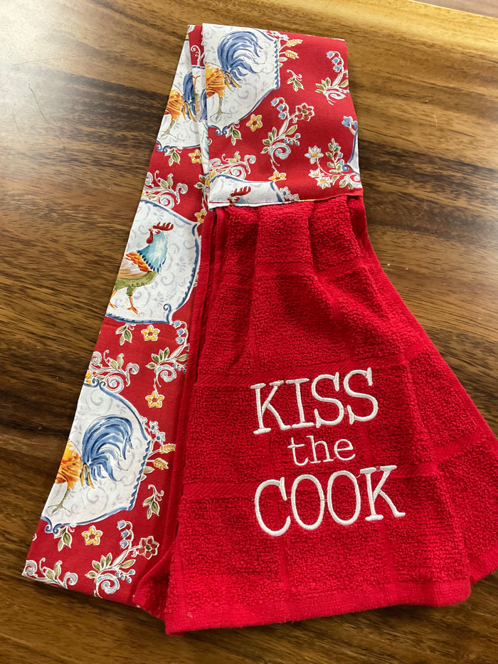 Rooster kiss