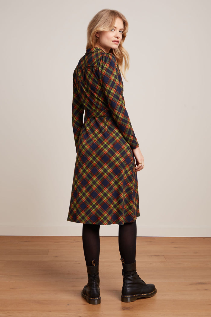 Kleid Lola Bennet, Kariert, Plus Size