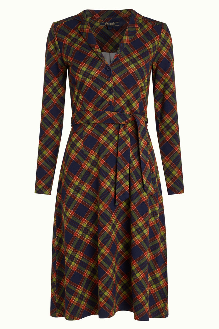 Kleid Lola Bennet, Kariert, Plus Size