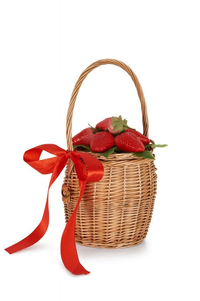 Korbtasche Dina Strawberry Basket, Natur