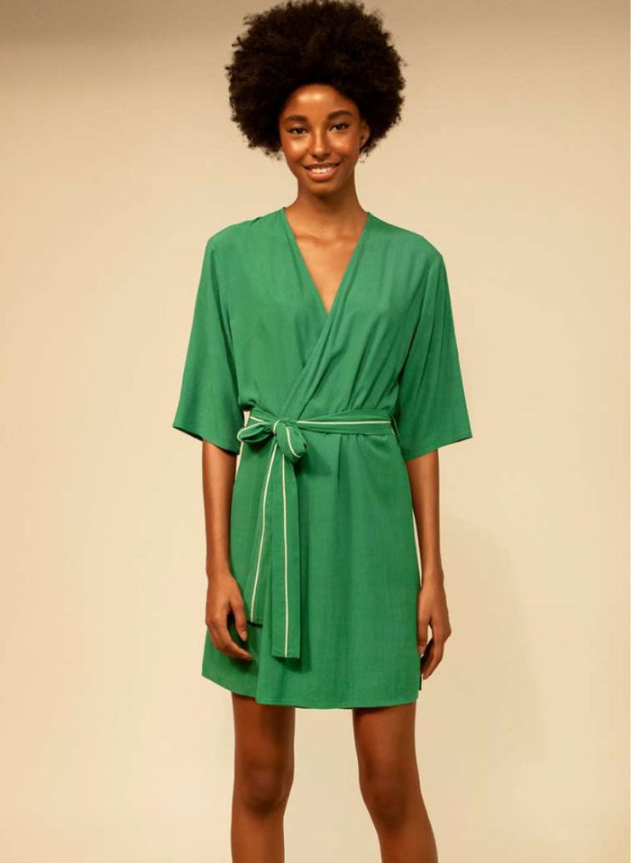 Dresses Blue Cicada Kris Dress Green O/S / Green Apoella