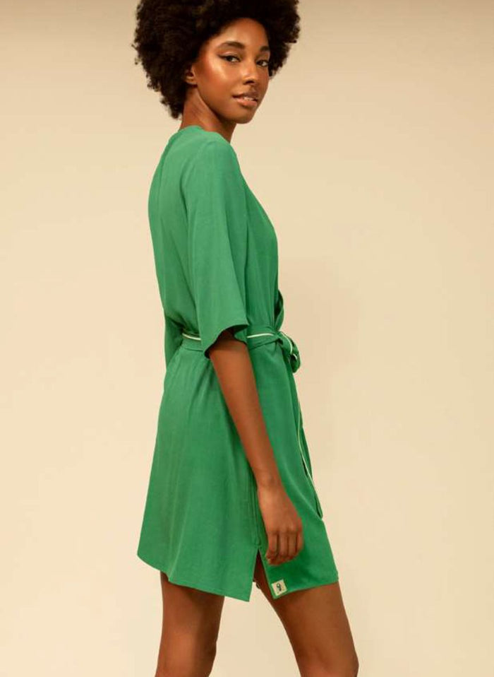Dresses Blue Cicada Kris Dress Green O/S / Green Apoella