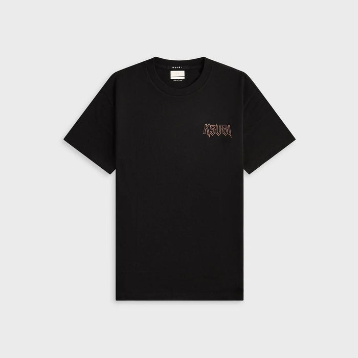 Ksubi Kingdom Kash SS Tee Jet Black