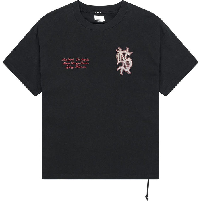Ksubi Playoff Ekcess SS Tee Jet Black
