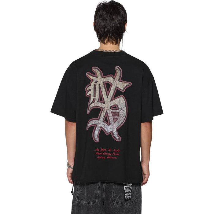Ksubi Playoff Ekcess SS Tee Jet Black