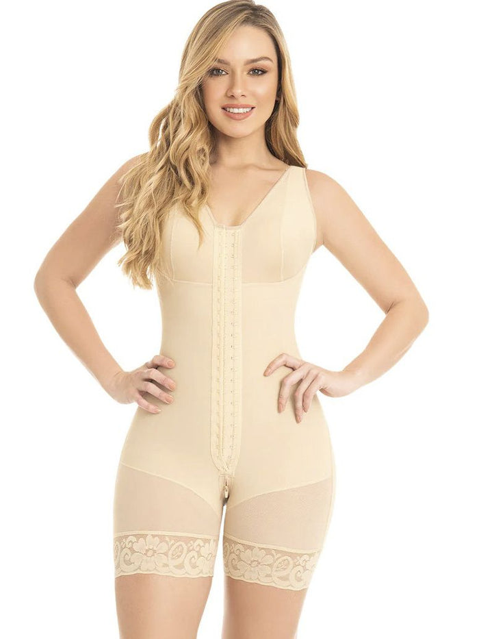 Lace Corset Design Zipper Push Up Design Shapewear