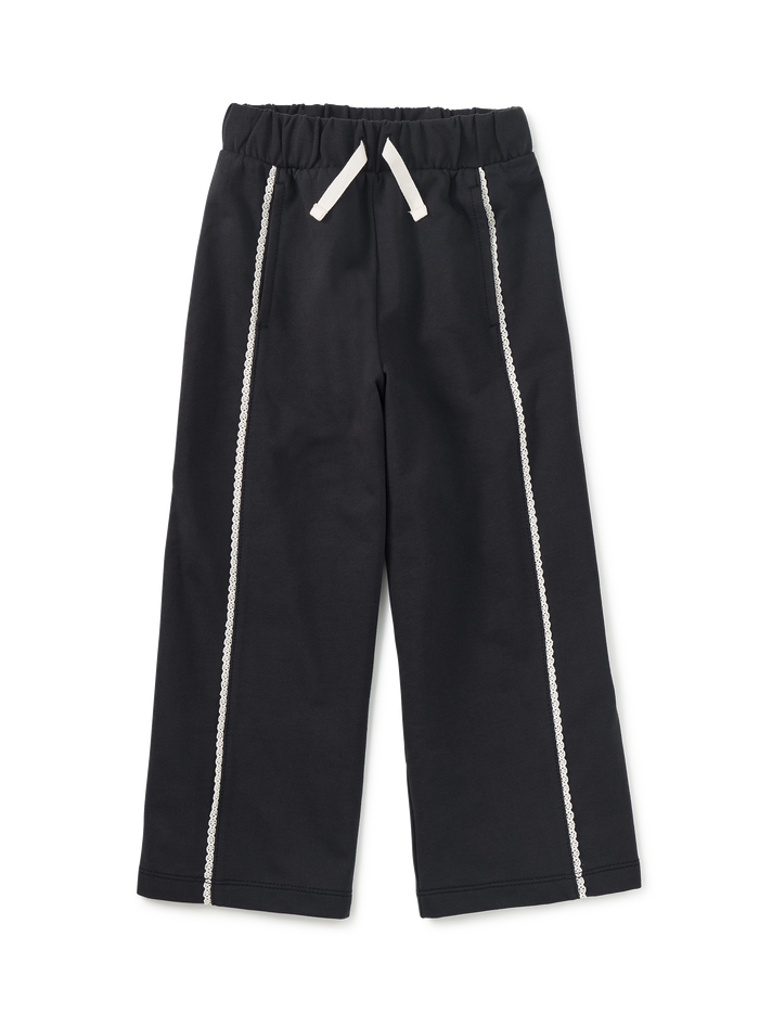 Lace Trim Track Pants