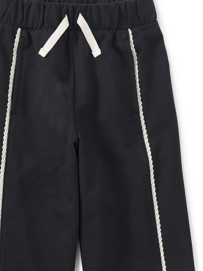 Lace Trim Track Pants
