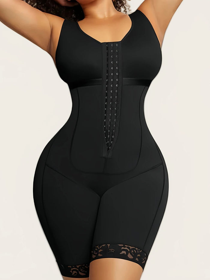 Lace U Collar Push Up Design Corset Shapewear