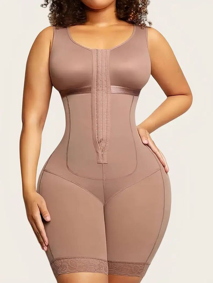 Lace U Collar Push Up Design Corset Shapewear