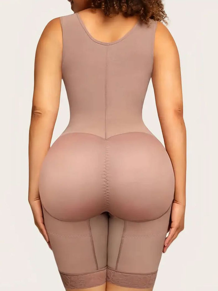 Lace U Collar Push Up Design Corset Shapewear