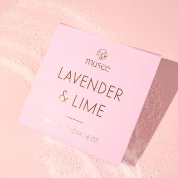 Lavender & Lime Bath Salt Soak