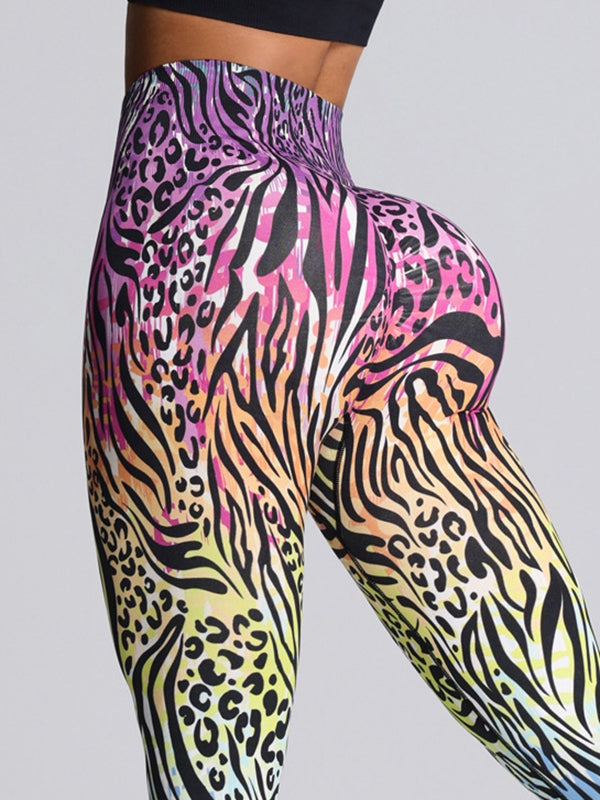 Leopard Print Seamless Leggings