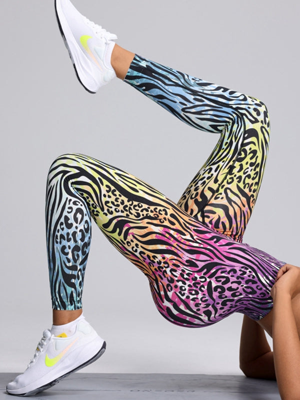 Leopard Print Seamless Leggings