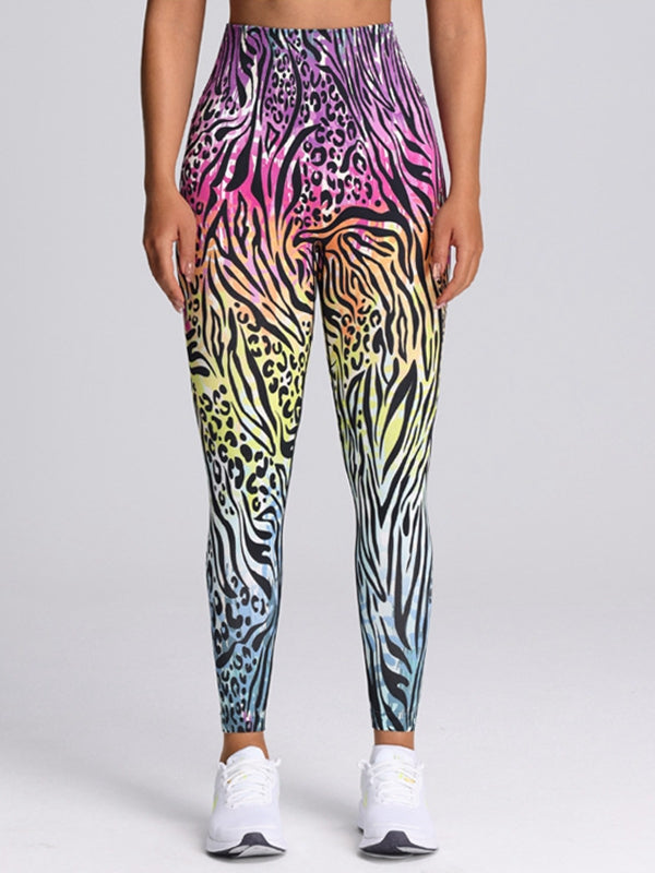 Leopard Print Seamless Leggings