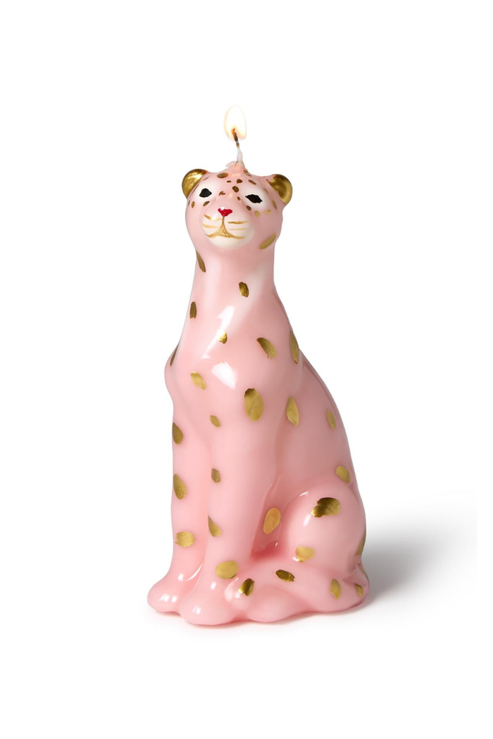 Leopard Sculpted Candle