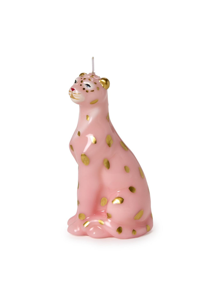 Leopard Sculpted Candle