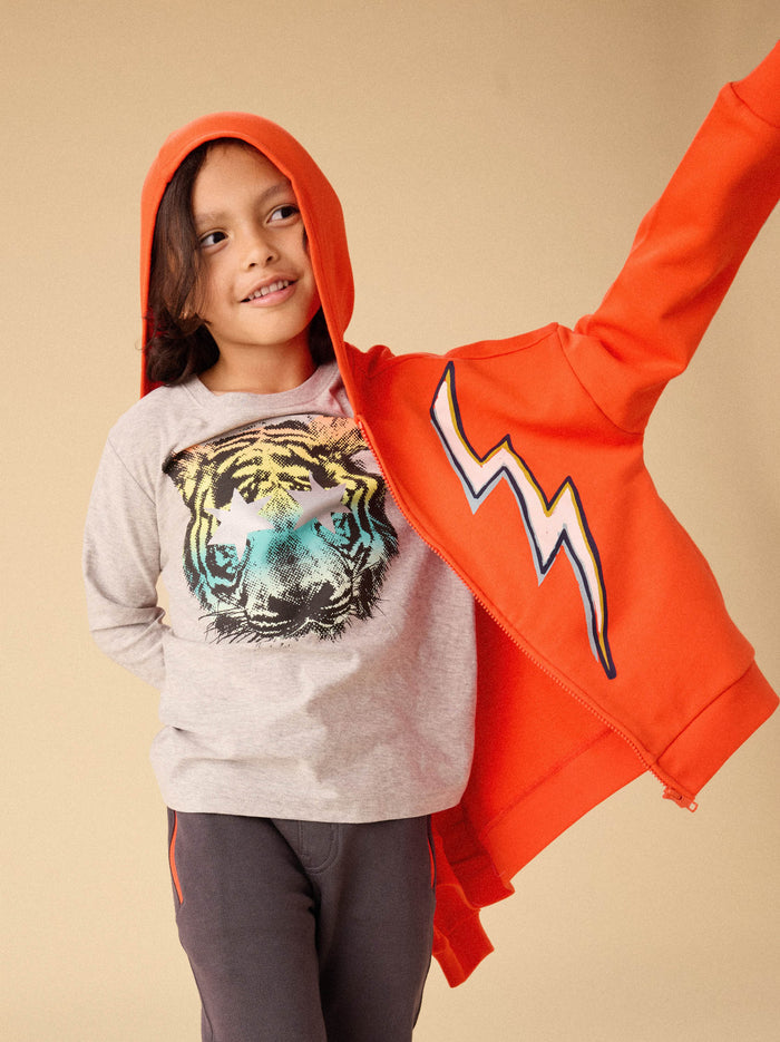 Lightning Bolt Easy Fit Hoodie