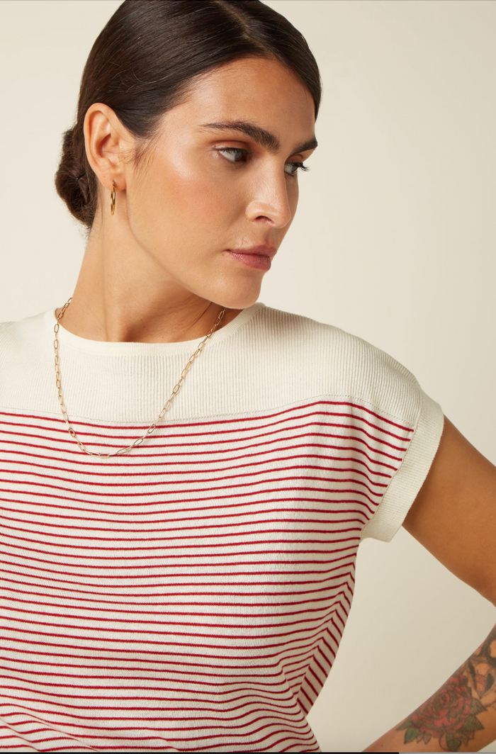 Lina Top D'Oleron, Rot-Ivory