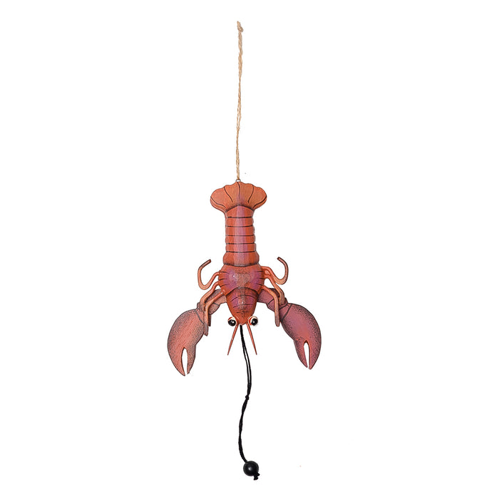A Lobster Jumping Ornament.