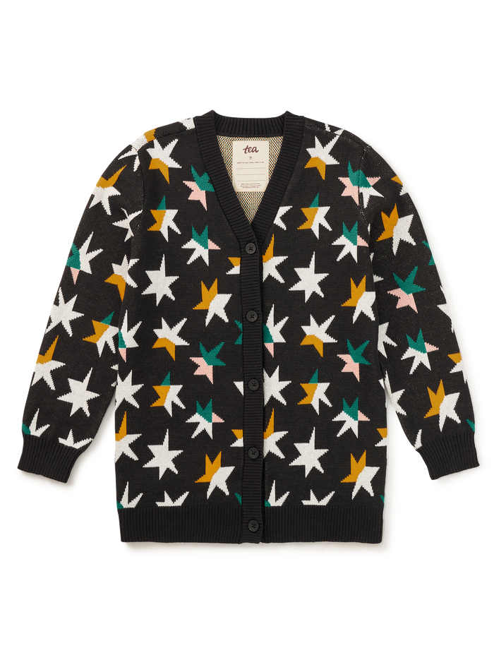 Long Iconic Stars Cardigan