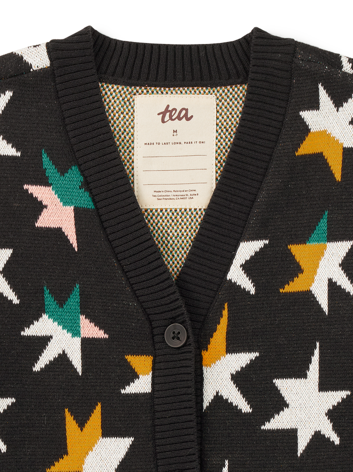 Long Iconic Stars Cardigan
