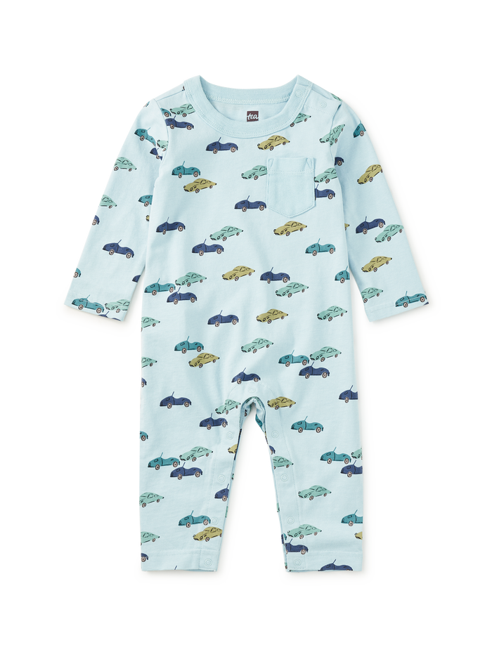 Long Sleeve Pocket Baby Romper