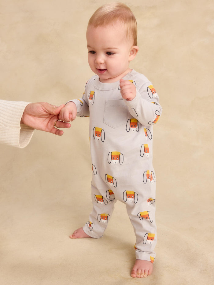 Long Sleeve Pocket Baby Romper