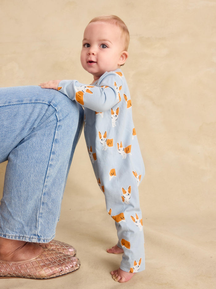 Long Sleeve Pocket Baby Romper