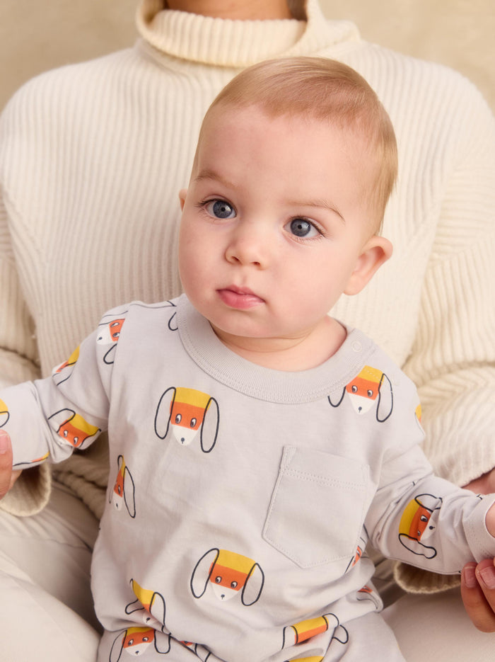 Long Sleeve Pocket Baby Romper