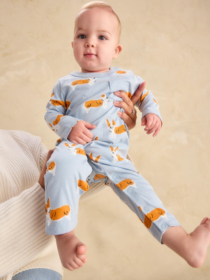Long Sleeve Pocket Baby Romper