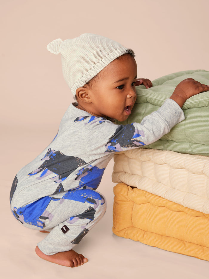 Long Sleeve Pocket Baby Romper