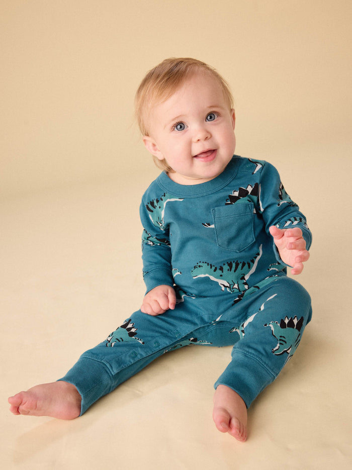 Long Sleeve Pocket Baby Romper