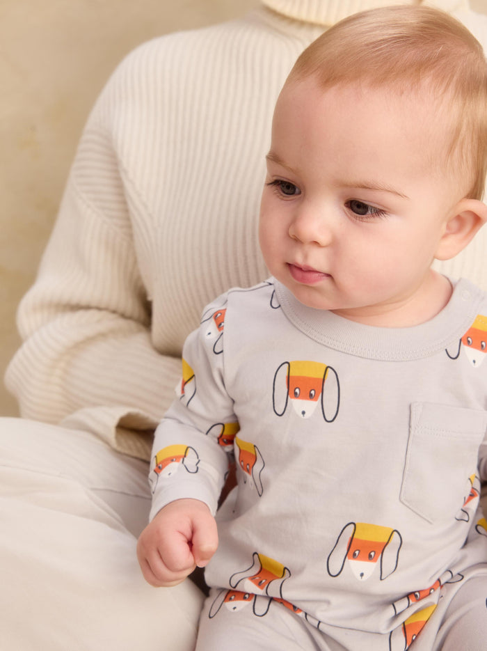 Long Sleeve Pocket Baby Romper
